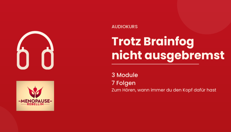 Trotz Brainfog nicht ausgebremst Audiokurs Cover des Audiokurses Trotz Brainfog nicht ausgebremst für Gehirnnebel