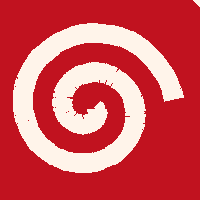 Brainfog-Test Icon Rote Spirale als Icon für den Brainfog-Test bei Gehirnnebel in der Perimenopause